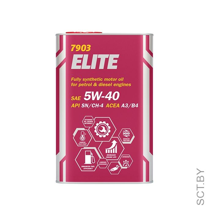 Elite 5w40 SN/CF 1л. Metal