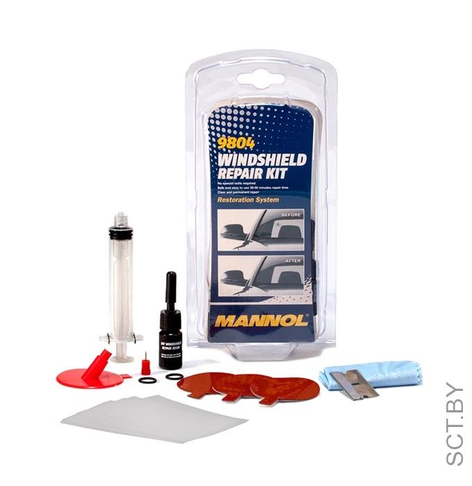 MANNOL 9804 Windshield Repair Kit (восстановитель лобового стекла)