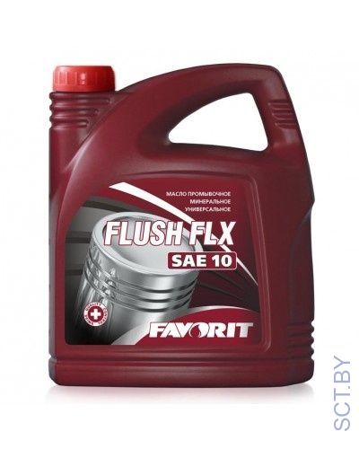 FAVORIT Flush FLX SAE 10 4л минеральное промывочное масло