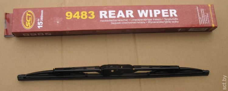 9483 Rear Wiper 15" (380mm) H1
