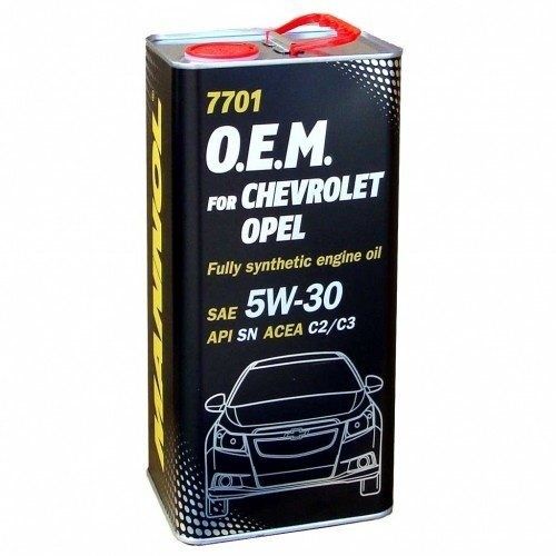7701 OEM for Chevrolet Opel 5W-30 SN/CF 4л.METALL