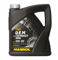 MANNOL 7701 OEM for Chevrolet Opel 5W-30 SN/SM/CF 4л