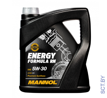 MANNOL 7706 Energy Formula RN SAE 5W-30 ACEA C4 4л синтетическое моторное масло