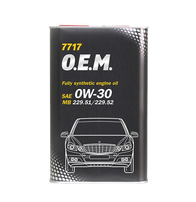 7717 OEM for Mercedes Benz 0W-30  4л METALL