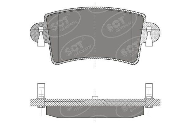 SP 496 PR Тормозные колодки