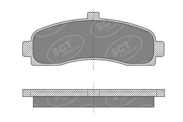 SP 498 PR Тормозные колодки