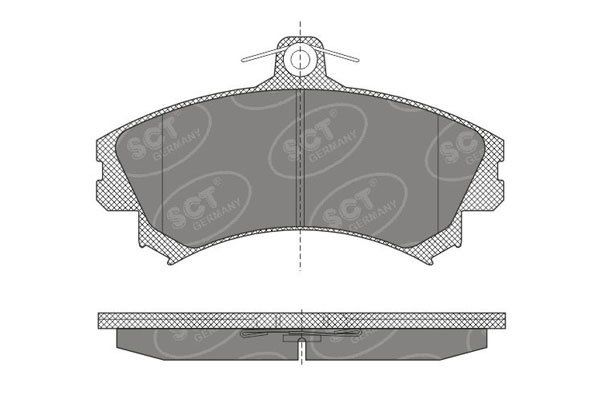 SP 602 PR тормозные колодки