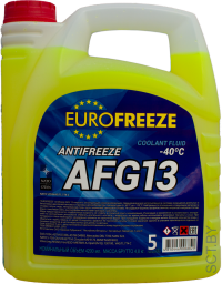 Antifreeze EUROFREEZE AFG 13 -35C  4,7кг ЖЕЛТЫЙ