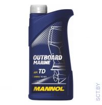 MANNOL 7208 Outboard Universal 1л двухтактное минеральное лодочное моторное масло