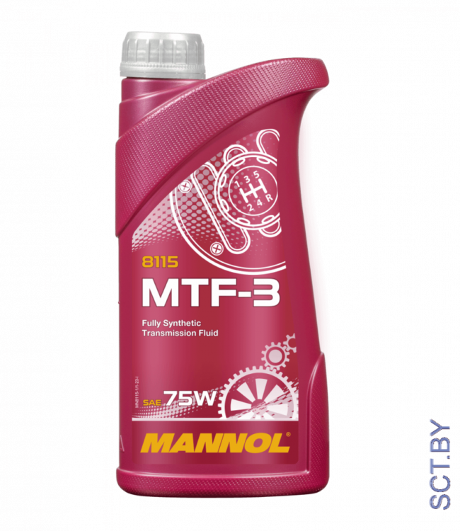 MANNOL 8115 MTF-3 O.E.M. SAE 75W API GL-4 1л трансмиссионное масло