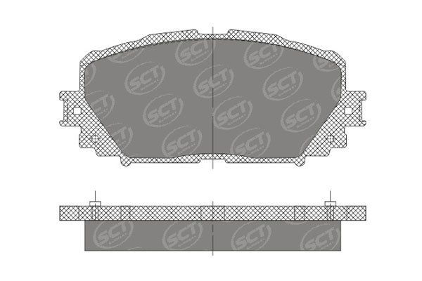 SP 673 PR тормозные колодки
