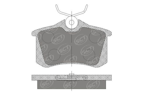 SP 674 PR тормозные колодки