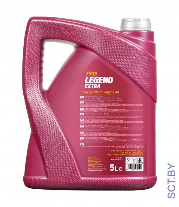 MANNOL 7919 Legend Extra 0W-30 API SN ACEA C2/C3 5л.