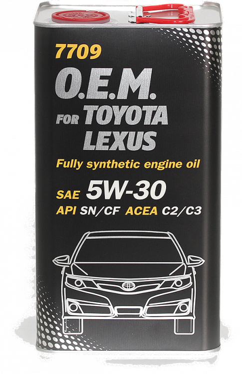 7709 OEM for Toyota Lexus 5W-30 SM/CF   1л. METALL