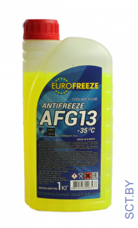 Antifreeze EUROFREEZE AFG 13 1кг ЖЕЛТЫЙ